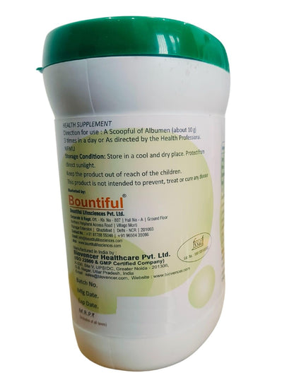 Protihenz Albumen Elaichi Flavour Protein Supplement, 200g, Sprinkle Formulation with Glutamine
