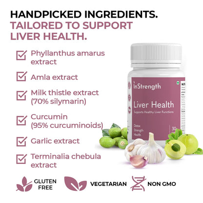 INSTRENGTH-LIVER SUPPLEMENT (PEOPLE'S TRUSTED SUPPLEMENT BRAND) - MAINTAINING CLEAN LIVER #DETOX #VEG - 10% OFFER
