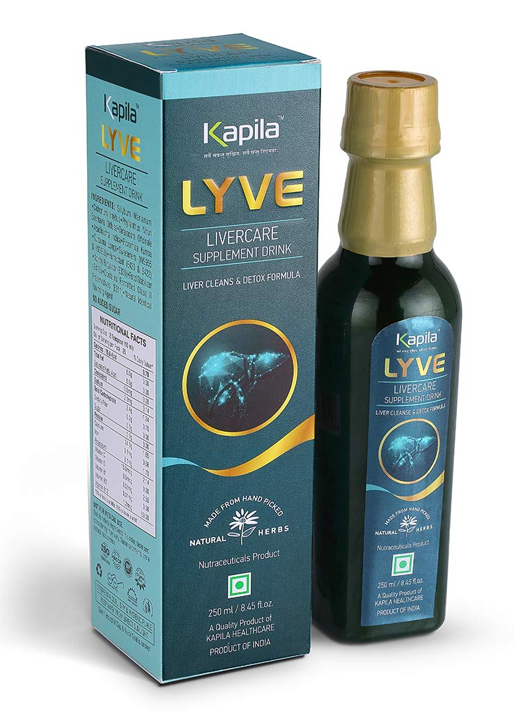 Kapila Lyve | Livercare supplement drink | Natural | Herbal | Organic | Sugar Free | 250 ml | 25 days serving