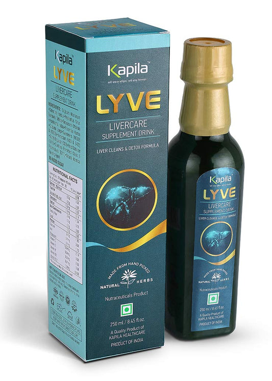 Kapila Lyve | Livercare supplement drink | Natural | Herbal | Organic | Sugar Free | 250 ml | 25 days serving