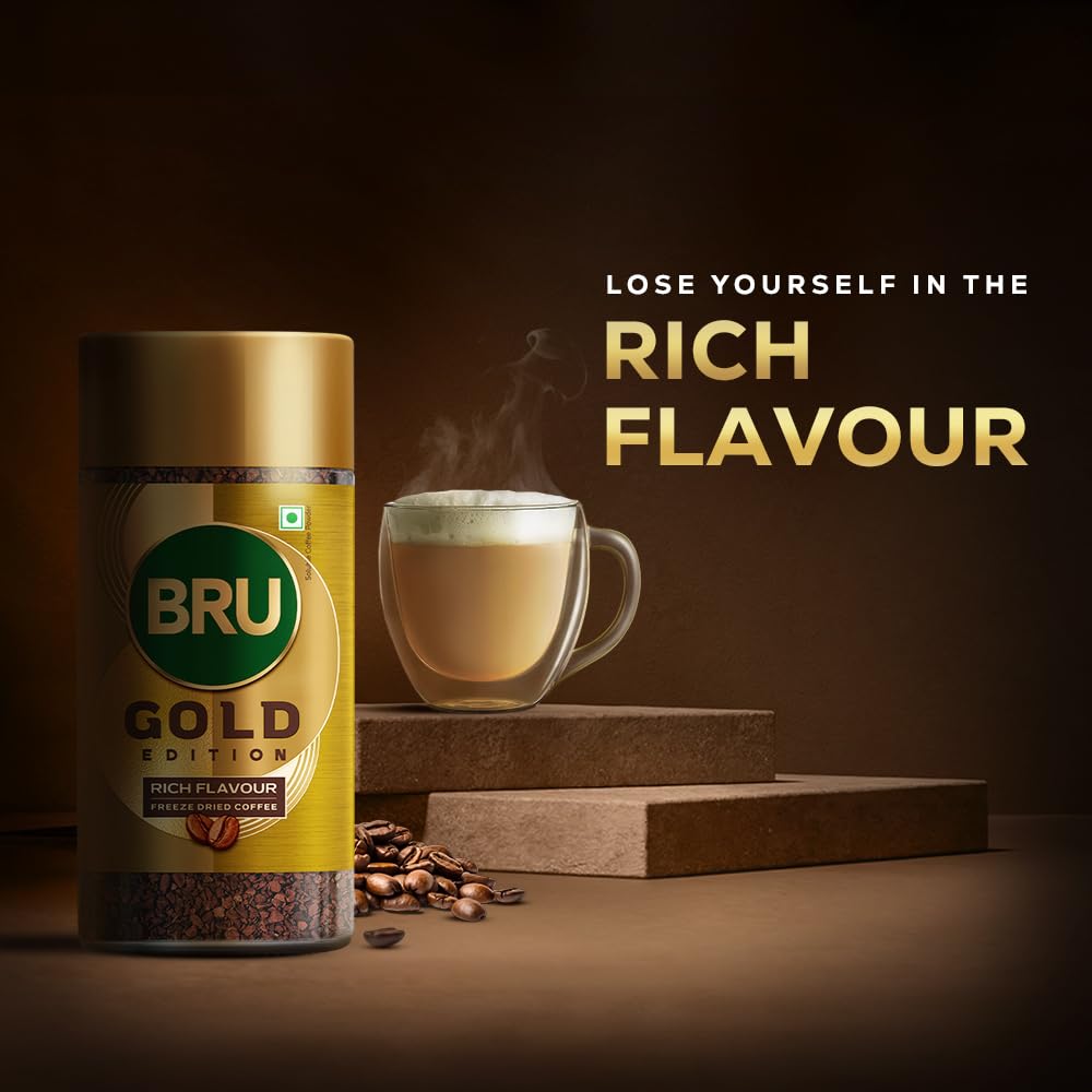 Bru Gold 100% Pure Coffee Freeze Dried 100g