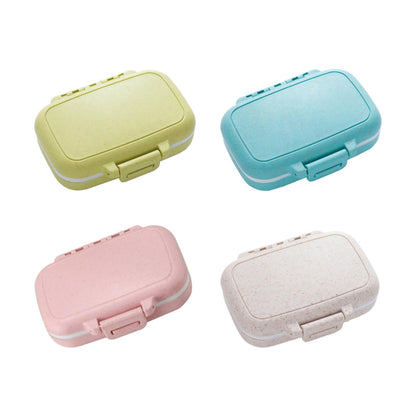 BNF®3xPill's Box Mini Portable Pills Organizer Case for Fish Oil Supplements Daily Green|Health & Beauty | Health Care | Pill Boxes, Pill Cases