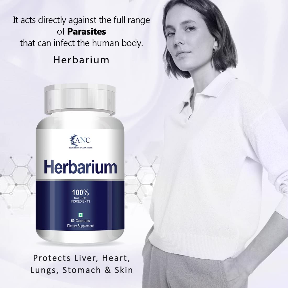 ANC Herbarium 500mg Support Supplements to Protects Liver, Heart, Lungs- image 5