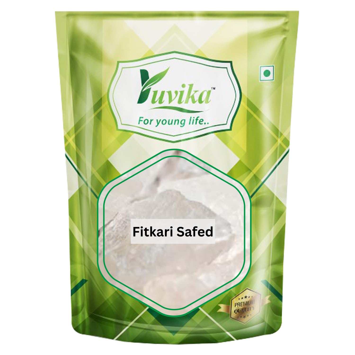 YUVIKA Fitkari Safed - Phitkari Safed - Potassium Alum - Alum White (100 Grams)