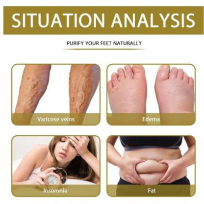 Indiana Huda Bee Venom Lymphatic Drainage and Slimming Patches, 10 Pieces, Natural Formula for Reducing Swelling and Fat