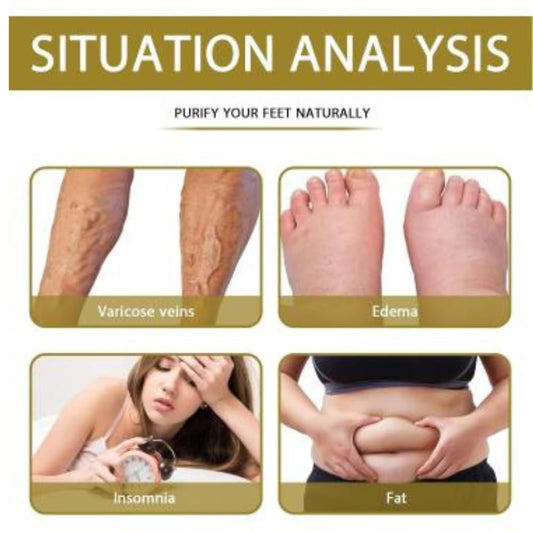 Indiana Huda Bee Venom Lymphatic Drainage and Slimming Patches, 10 Pieces, Natural Formula