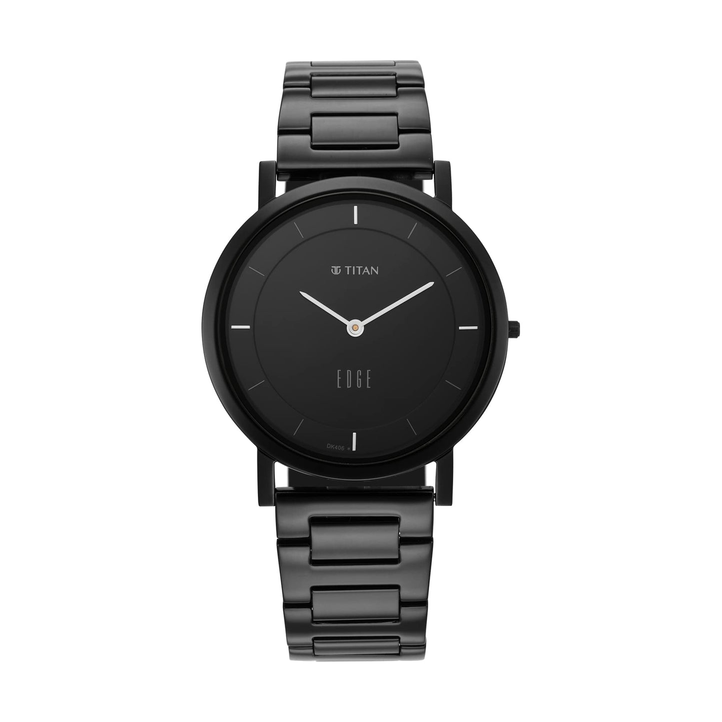 Titan Edge Metal Analog Black Dial Men's Watch-1595NM01- image 8