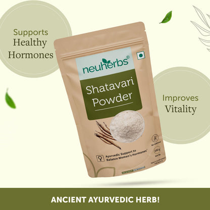 Neuherbs Shatavari Powder | Ayurvedic Support To Balance Women's Hormon- image 5