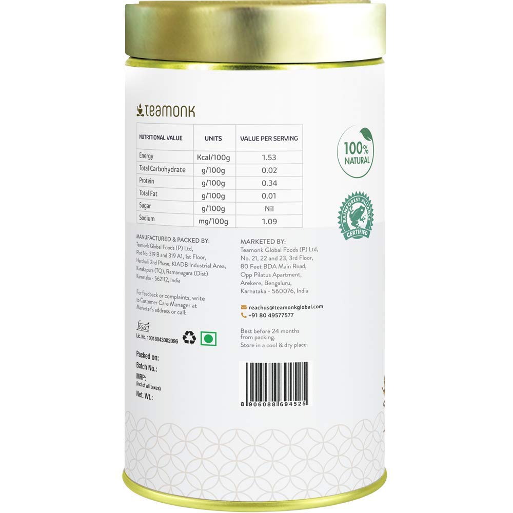 Teamonk Kozan High Mountain Spearmint Green Tea (50 Biodegradable Pyramid Bags) | Premium PCOS Tea For Women | Rectifies Hormonal Balance, Acne & Facial Hair | Helps Stress Relief & Memory