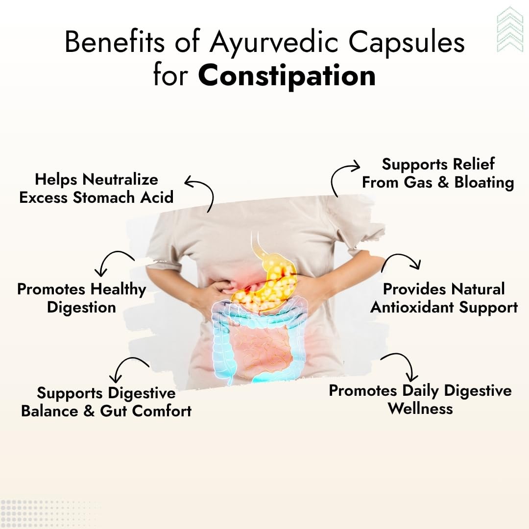 BeSpecific Bloating & Constipation Care Capsules (60) | Ayurvedic Digestive Formula with Natural Extracts | Supports Relief from Gas, Bloating, Indigestion & Irregular Bowel Movement | Gut Health Support