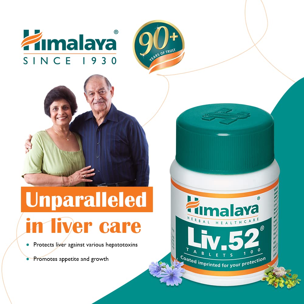 Himalaya Liv.52 Tablets - 100 Counts & Himalaya Wellness Pure Herbs Sha- image 6