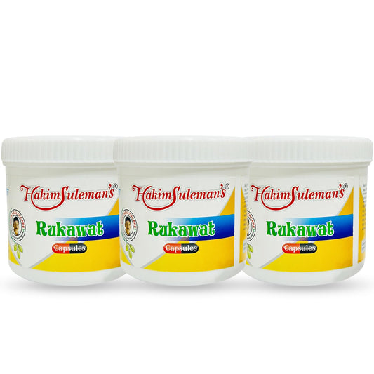 Hakim Suleman's Rukawat Capsules – Natural Herbal Supplement, 45 Capsules (Pack of 2)