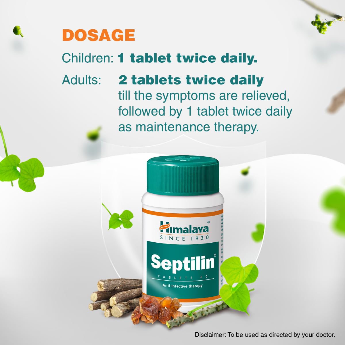Himalaya Septilin Tablets - 60 Tablets- image 2