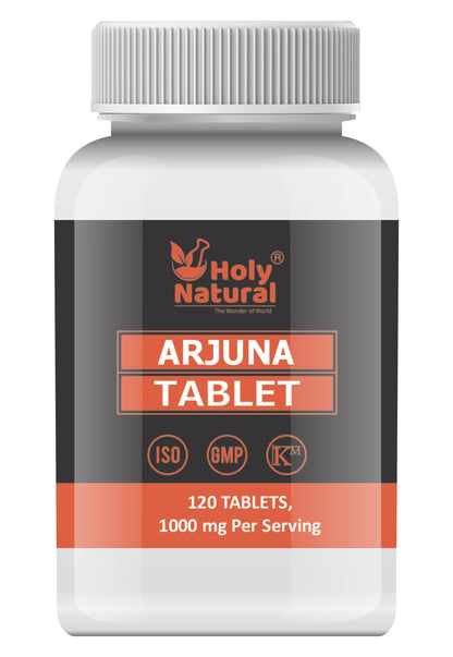 Holy Natural Arjuna Tablet – 1000mg Per Serving, 120 Tablet, 100% Pure and Natur