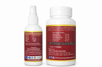 Women Care Capsules Oil | Natural Herbal Formula 30 Capsules + 50ml Oil