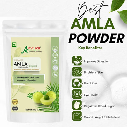 AYUSEA® Pure Amla powder, Pack of 2, 200g
