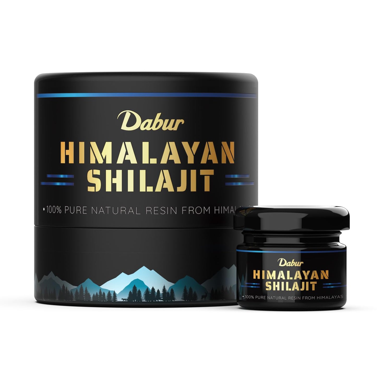 Dabur Himalayan Shilajit/Shilajeet Resin - 15g | 250mg per serving | Boosts Muscle Growth & Stamina | 100% Ayurvedic | Grade A shilajit sourced from the Himalayas up to 19,000 ft