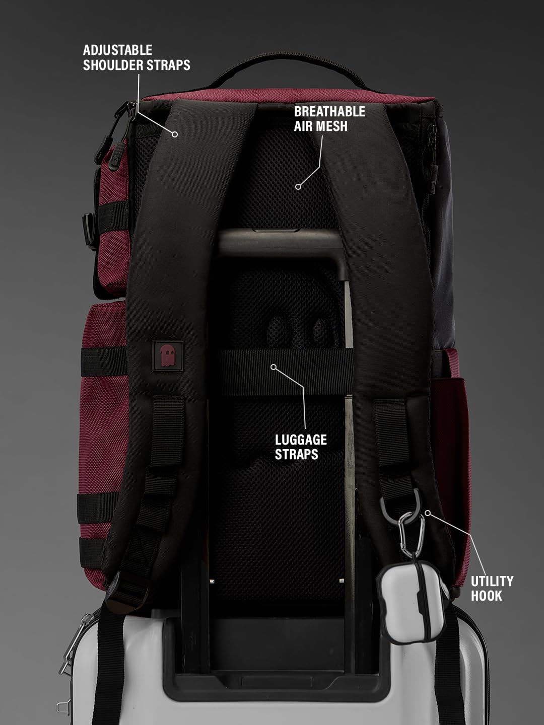 The Souled Store Deadpool: Maximum Effort Gear Backpacks | Official Marvel Merchandise | Premium Water-Resistant Laptop Bag | Durable Urban Travel Rucksack for Men & Women