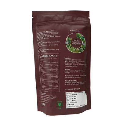 Sanoura Ashwagandha Powder 200g | Pure Root Powder | Lab Tested | Stress, Sleep & Stamina Support