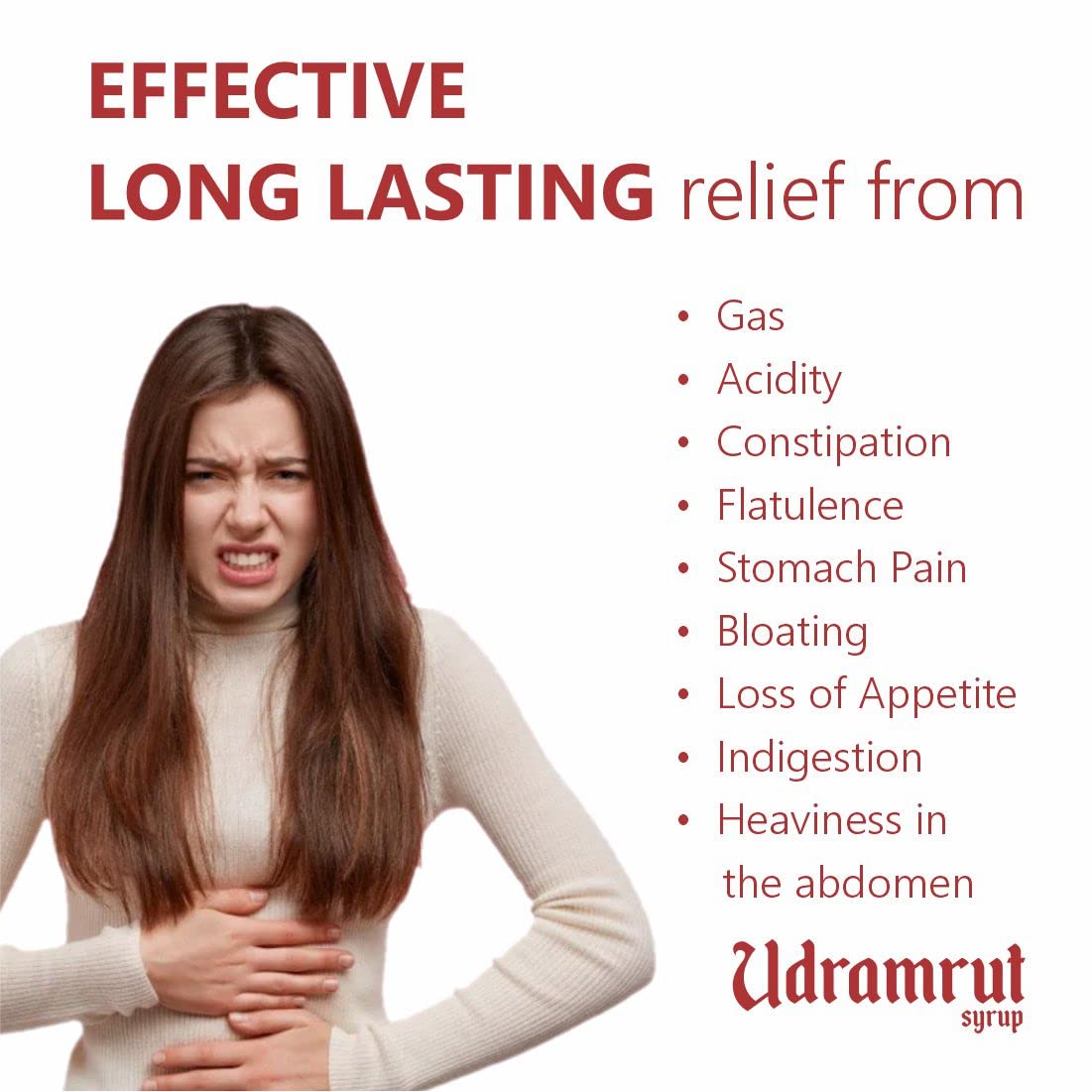 SCORTIS HEALTH CARE Udramrut Syrup - 500 ml, For Constipation Relief, Indigestion & Gas, Ayurvedic Medicine