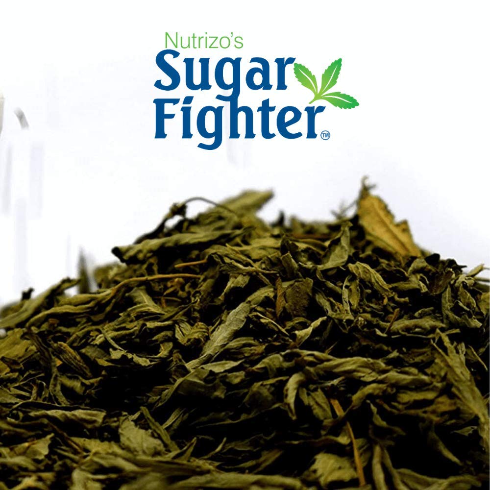 PREMIUM Sugar Fighter Dry Stevia Leaves - Natural Stevia Sweetener - Sugar Free - 50gm Jar