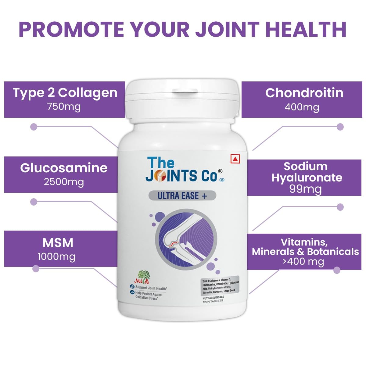 The Joints Co Ultra Ease with Type II Collagen, Glucosamine Chondroitin- image 8