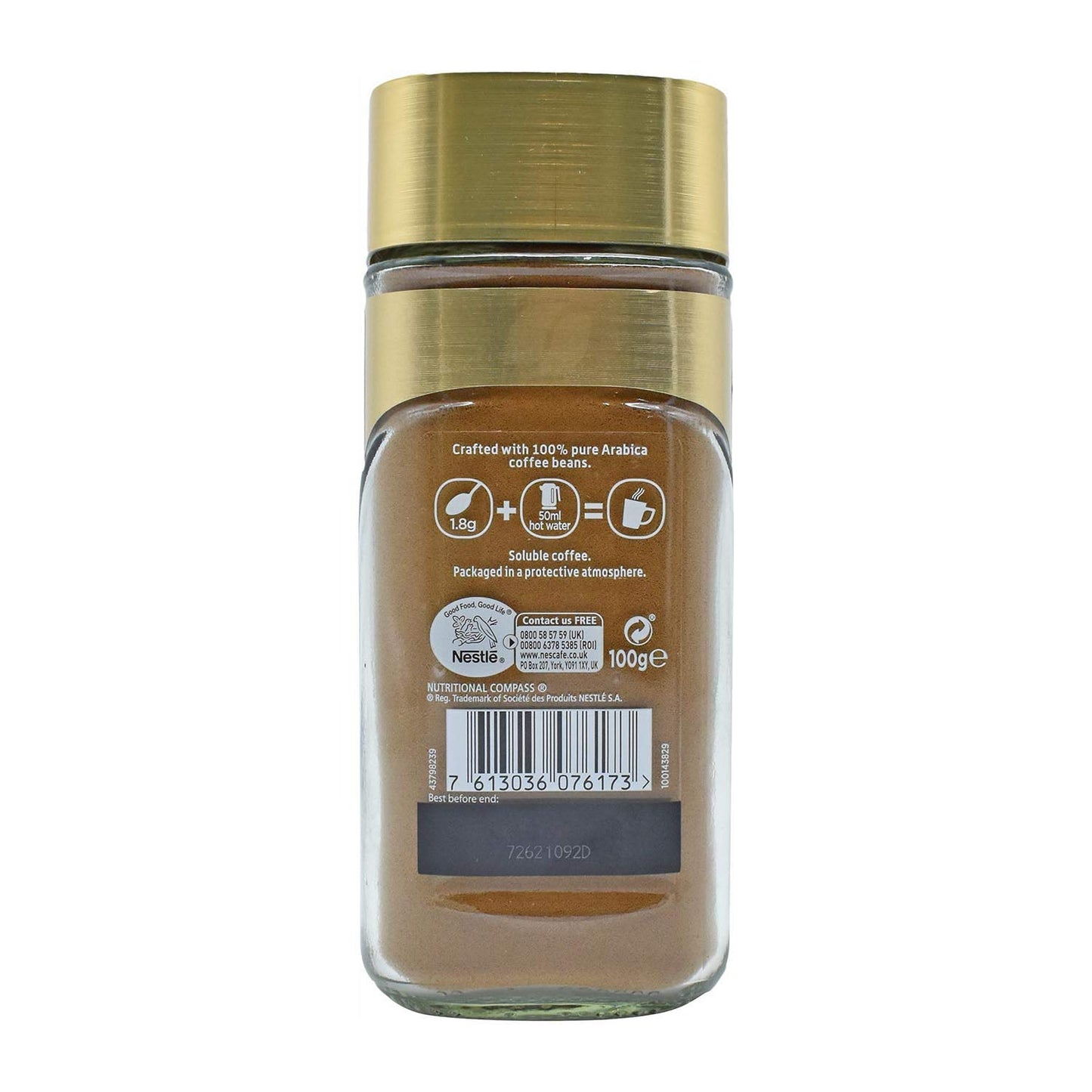 Nescafe Espresso-100% Pure Arabica Coffee Powder Rich with Velvety Crema - 100 Grams Can