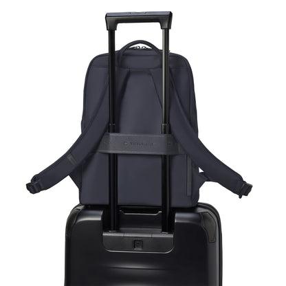 Victorinox Victoria Signature Women Compact Backpack, 14'' Laptop & 10'' Tablet Pocket, Midnight Blue, Swiss designed (612204)