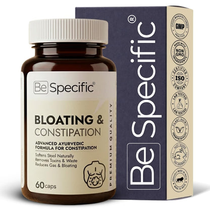BeSpecific Bloating & Constipation Care Capsules (60) | Ayurvedic Digestive Formula with Natural Extracts | Supports Relief from Gas, Bloating, Indigestion & Irregular Bowel Movement | Gut Health Support