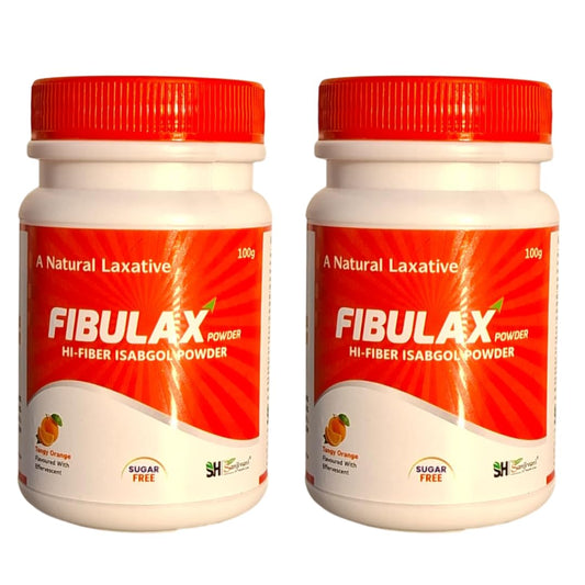 Fibulax 200g Isabgol Laxative Powder - Natural Psyllium Husk for Digestion