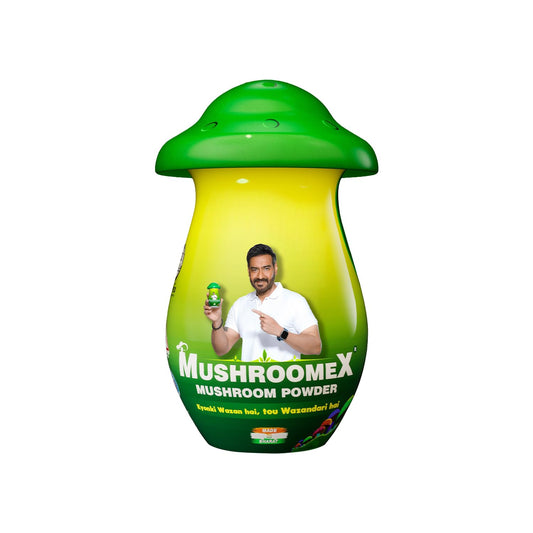 Mushroomex 100 Gram Mushroom Powder Ayurvedic Weight Gainer for Men Women with N