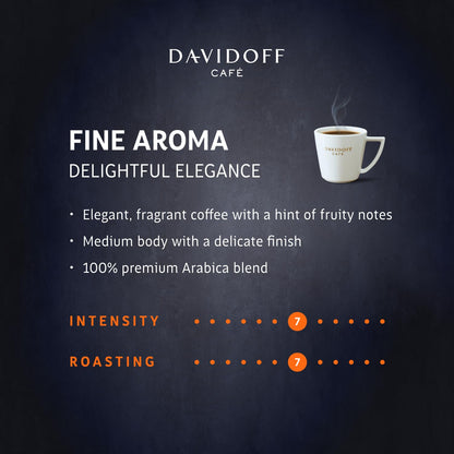Davidoff Fine Aroma Instant Coffee Arabica 7/12 Intensity, 3.53 oz ? 100 g, Bottle