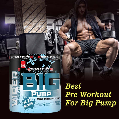 Muscle Elite Fitness Pre Workout Powder – 44 Servings – Men & Women