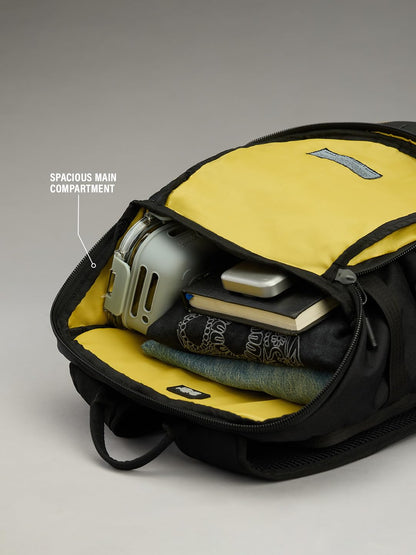 The Souled Store Bumblebee: Tactical Autobot Backpacks | Premium Padded Laptop Bag with Multi-Utility Pockets | Transformers Edition Unisex Travel Rucksack for Men & Women – Stealth Yellow & Black