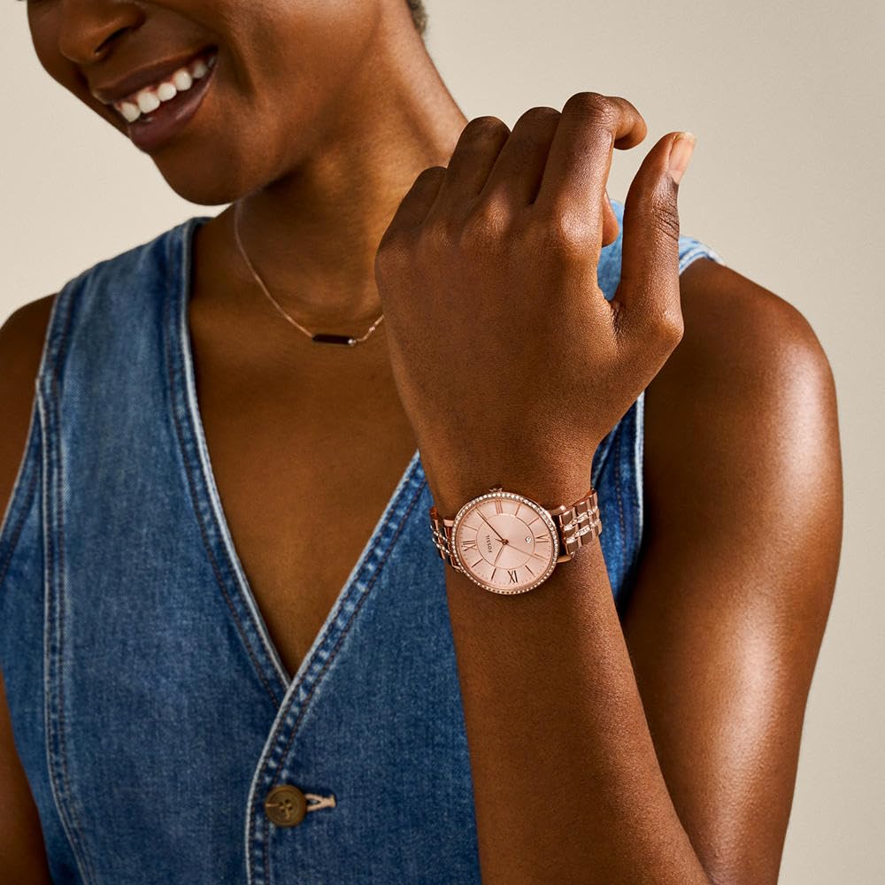 Fossil Jacqueline Rose Gold Watch ES3546