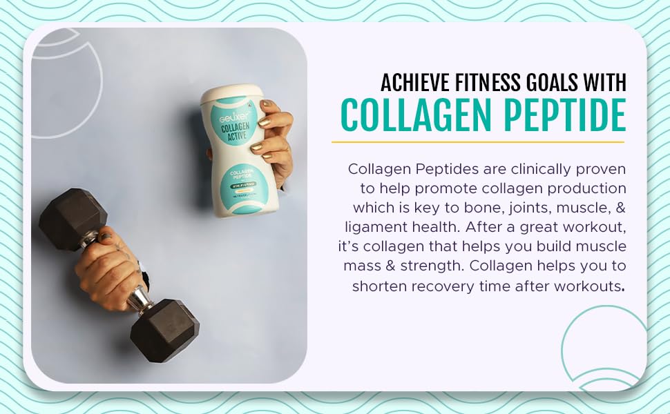 GELIXER Collagen Active (250 gm), Japanese Marine Collagen Peptide with Whey Protein (Mango Flavored) Rich In Protein for Active Lifestyle, Fitness & Glow
