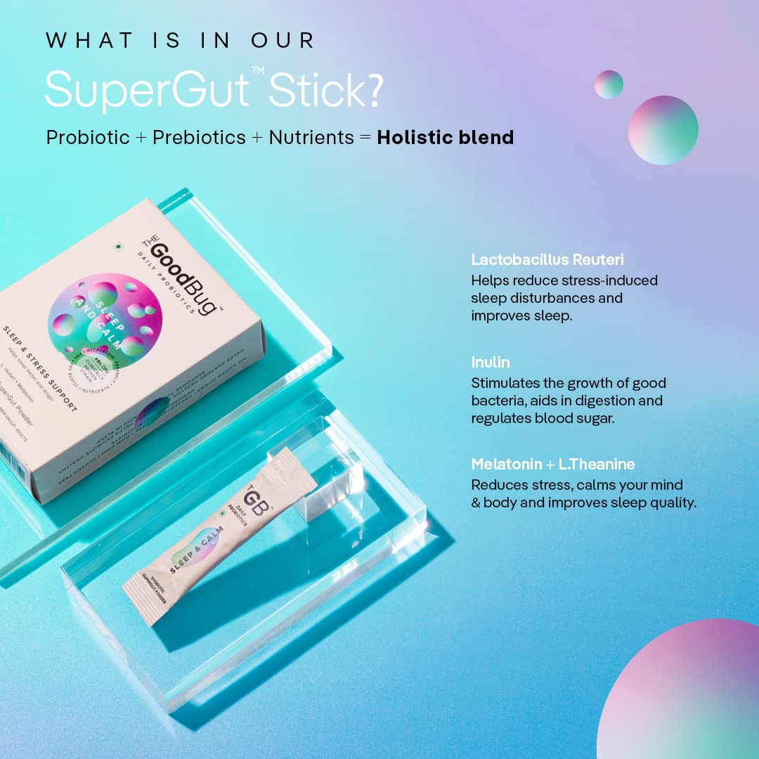 The Good Bug Sleep and Calm SuperGut Powder |Melatonin |Pre & Probiotic- image 5