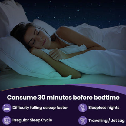 SNINS Pro Sleep 10 mg Melatonin 15 Effervescent & Stress Relief Vitamin with Ashwagandha No Added Sugar - 15 Litchi DRINK