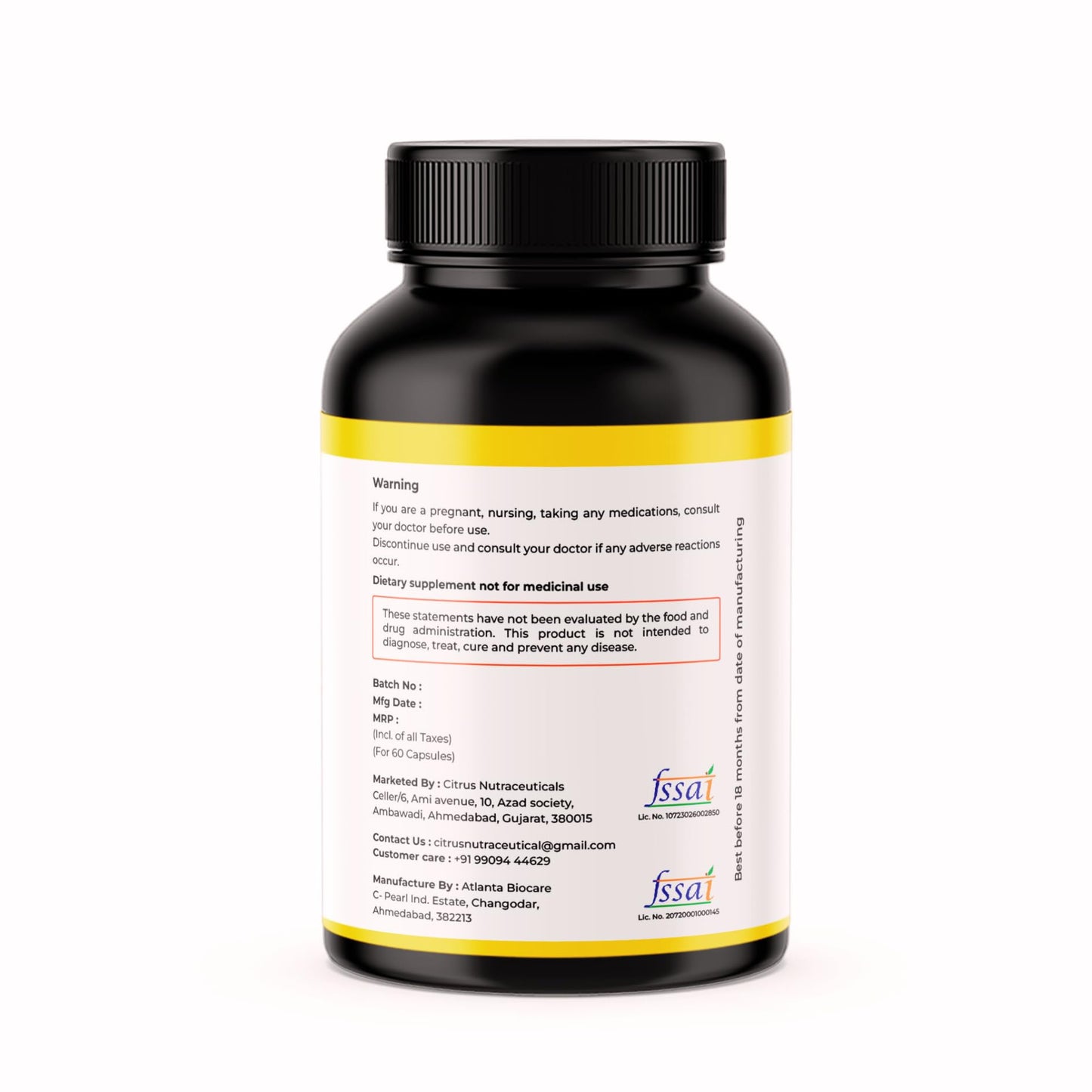 CITRUS NUTRACEUTICAL Quercetin 400mg with Bromelain 75mg Capsules