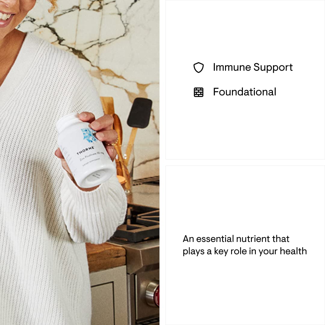 Thorne Research Zinc Picolinate (15mg), 60 Vegetarian Capsules- image 4