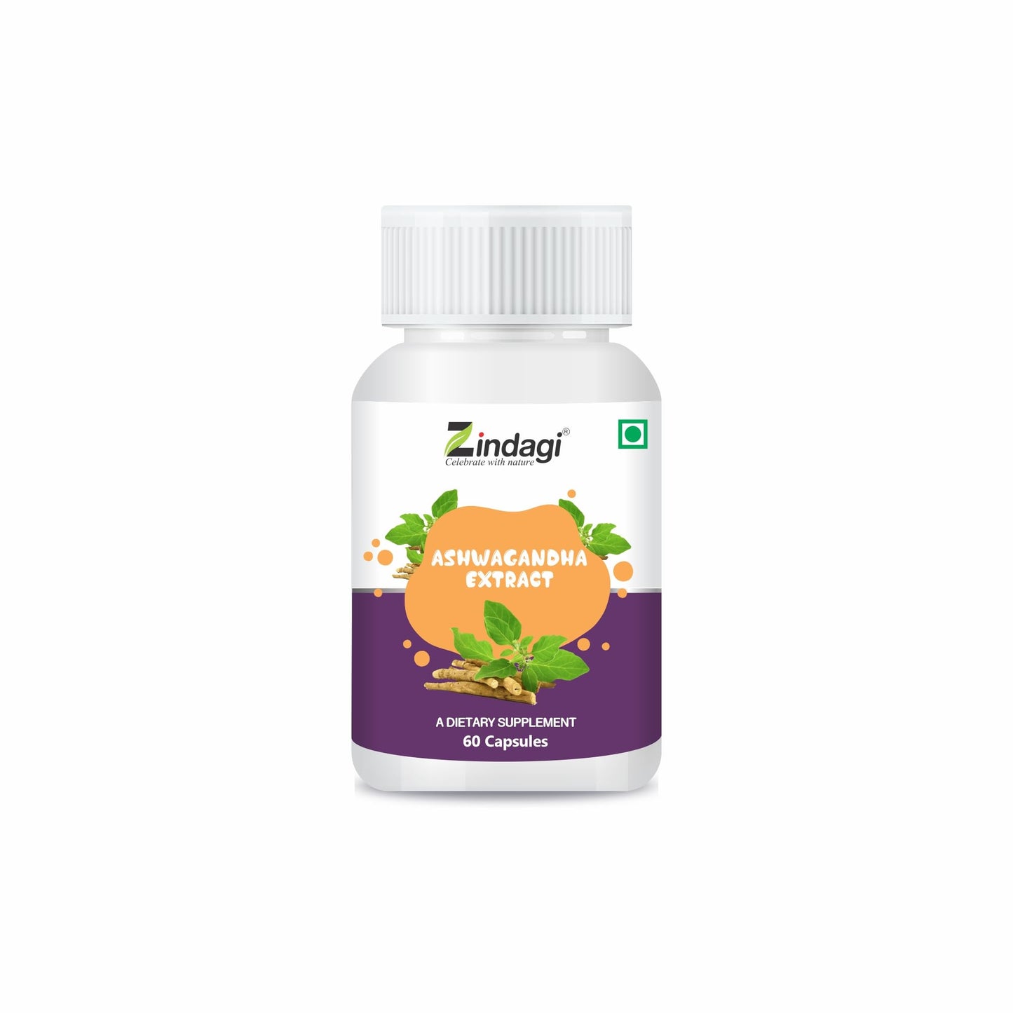 Zindagi Ashwagandha Capsules | Herbal Supplement| (Pack of 3))