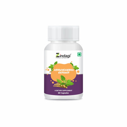 Zindagi Ashwagandha Capsules | Herbal Supplement| (Pack of 3))