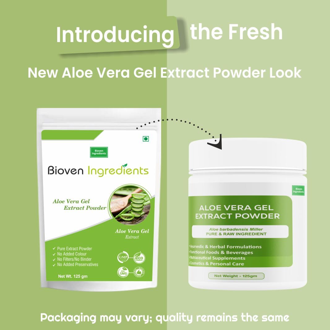 Bioven Ingredients Aloe Vera Gel Extract (gm, 125)