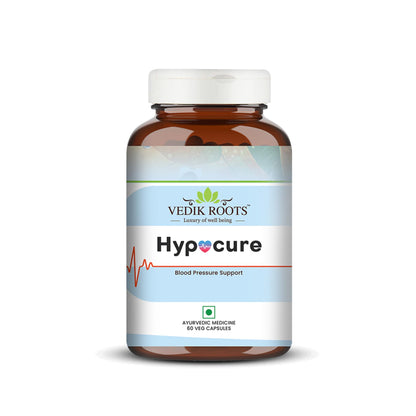 Vedikroots Hypocure Ayurvedic Capsules 60 Capsules| Blood Pressure Control| Ayur