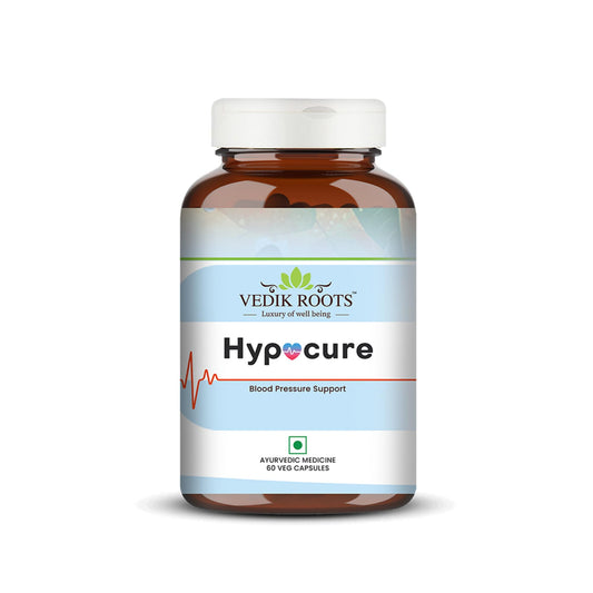 Vedikroots Hypocure Ayurvedic Capsules 60 Capsules| Blood Pressure Control| Ayur