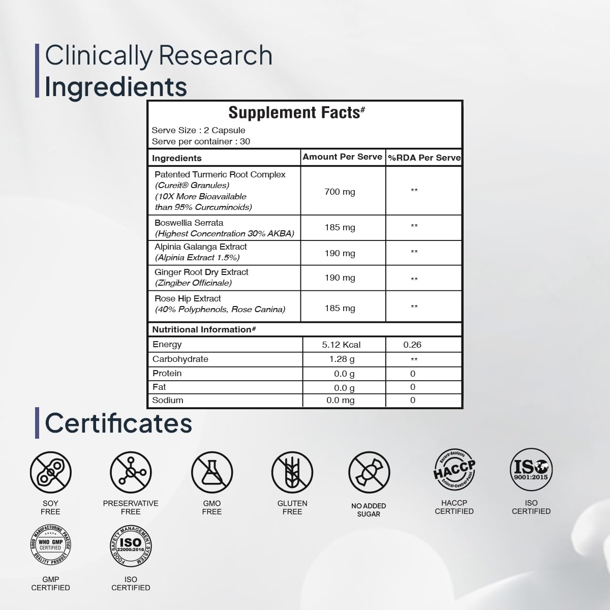 Miduty Joint InflamEaze – Boswellin, Curcumin C3 Complex, Ginger Extrac- image 6