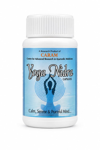 Yoga Nidra – Ayurvedic Stress Relief Capsules for Anxiety, Tension & Sleep Support | Non-Sedative, Natural Formula (60 Capsules)