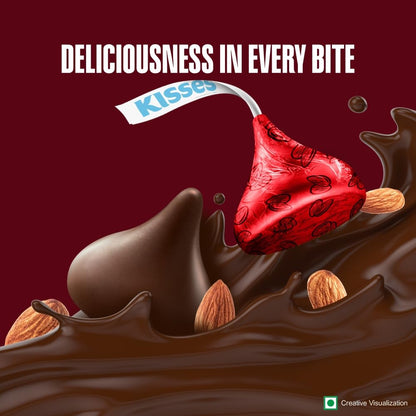 HERSHEY'S Kisses Special Dark 'N' Almonds 100.8 Gram