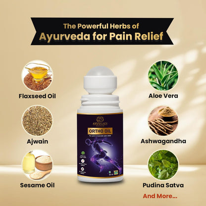 Ayuugain Ortho Oil Roll On For Joint Pain, Back Pain, Knee Pain, Should- image 4