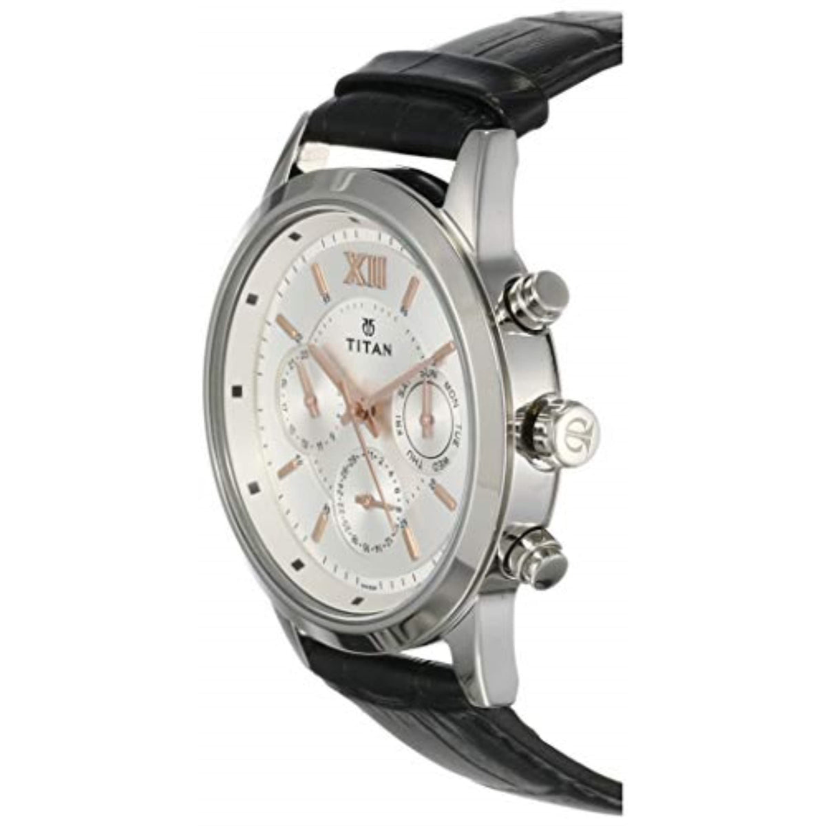 Titan Neo Analog Silver Dial Men's Watch-NN1766SL04/NP1766SL04